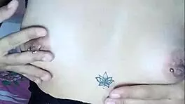 sexy latina emo shakes big ass in dress before creamy vibrator fuck