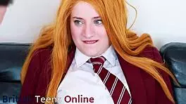 british redhead victoria greene teases cunt till she squirts