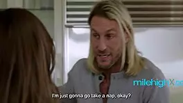 adorable horny babysitter seduces old husband turning house chores into cheating fuckfest!