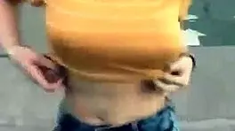 Sexy Latina Strips Masturbating Outdoor Heat