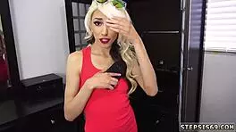 blonde buddy sneaks hardcore blowjob to pals in hidden spot