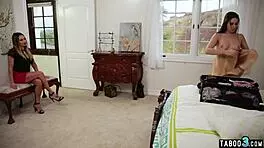 busty brunette teen cassidy klein instructs shy guy on hardcore pussy fucking and blowjob