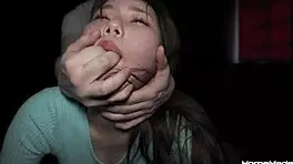 japanese slut bent over for deep rough doggystyle pounding and cum fill