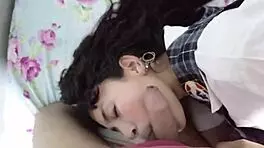 dressed sexy for bf his thick cock punishes hard