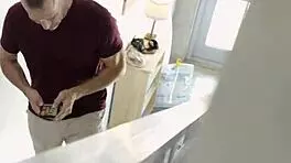 Lou Laine Dripping Shaved Pussy Pulsing on Monster Cock Stamina