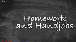 Homework Handjobs Compilation Teases Cumshots