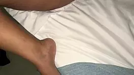 Waiting hot for young stud after husband fight!