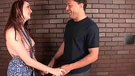 sexy babe jerks big-dicked bastard's monster cock