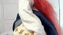 harsh private spanking leaves redhead begging