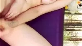 Ecstatic Russian Webcam Girl Fingers Herself Wildly