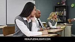 Teen student daydreams about freeuse fleshlight fucking in classroom fantasy