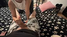 Inviting best friend over leads to wild intense sex session