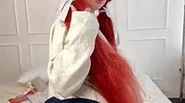 harsh private spanking leaves redhead begging