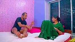 Desi Indian wife bhabhi begs husband for rough nightly pussy pounding!