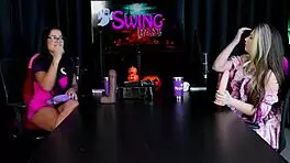 i blew two cocks showed my pussy tits!