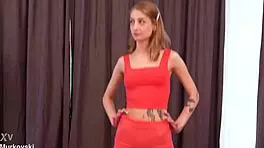 Trainer FUCKS Skinny Teen 18+ During Group Class