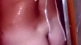 caught busty girl showering perfect natural tits sexy ass 🚿