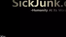 Skinny young girl masturbates dildo ass to mouth suck