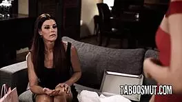 Hot Brunette Threesome LICKFEST Pussy Play Reality Group Milf Action