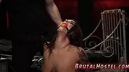 blonde teen 18+ tourist bound in extreme bdsm gets rough anal domination and fetish fuck