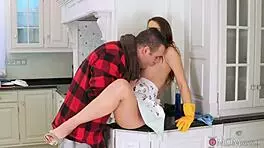 this cougar milf pounces on young stud for wild sex romp