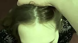 she meets guy at club and slurps his cock till sloppy facial