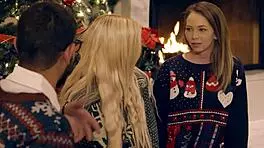 Petite nerd joins friend for stepbro threesome pounding