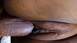 skinny babe split open doggy style creampie squirting