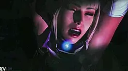 princess zelda kneels bound as sage's obedient bdsm slave