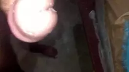 latina milf's tight ass stretched solo for black lover's cumshot