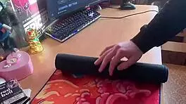 russian blonde amateur takes brutal anal creampie pounding hard