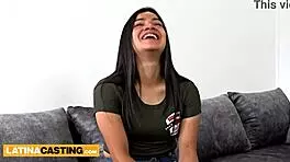 Chubby 18+ Teen WILL DO ANYTHING in Casting for Fame!