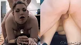 That girl-next-door turns into a total cock-craving slut