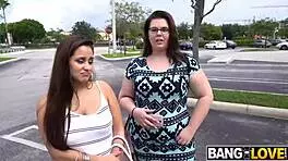 colombian hottie swaps friend for bbc road