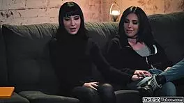 probation officer licks while we kiss pussy