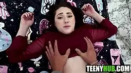 Virgin Goth's Creamy Panties Tempt