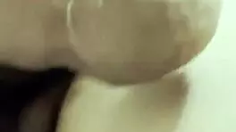 Big cock delivers deep strokes into tiny redhead wife's tight juicy pussy