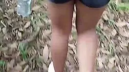 Deixei ele gozar dentro em público por dinheiro na rua selvagem!