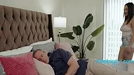 babysitter's huge natural tits make husbands cheat hard