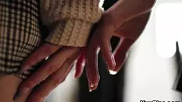 lauren phillips guides maya woulfe and lily larimar's first steamy lesbian exploration together