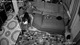 security camera catches live couple fucking outdoors