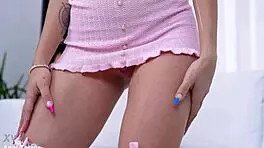 aylla mell slutty babe uh takes monster cock deep creamy ass