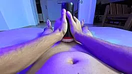 i was jerking off solo but roommate fucked my ass way better