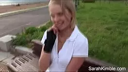 sara kimble rollerblades naked in park flashing her sweet pussy up close 😘🔥