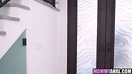 curvy milf bends over for young friend's massive cock ass pounding