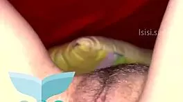 amateur couple rushes home for wild bed fuck with squirting and cumswap