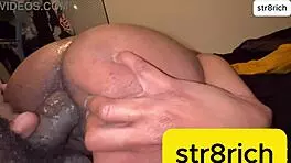 Delivery girl begs for package deep in her open anal slut ass