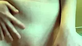 Pale 18YO Amateur Huge Natural Tits Cum Hard Stuffing Wet Panties Panty Bank