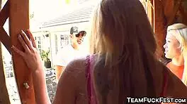 Sweet porn teens grab dudes for group fuck