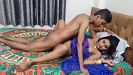 skinny boy pounds wet desi pussies in steamy indian ffm threesome
